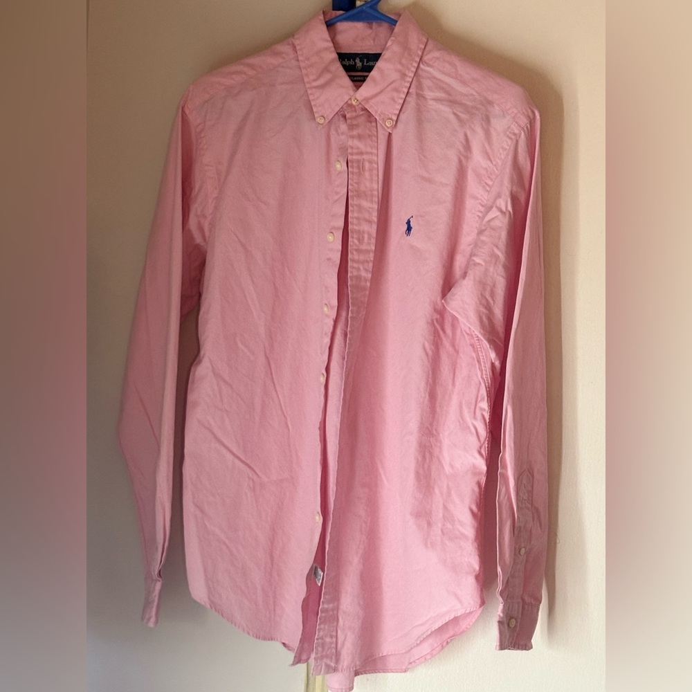 Ralph Lauren Pink Button-Up Shirt